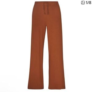 NWT Skims Soft Lounge Sleep Pants Copper SZ XXS AP-BTM-0215 Relaxed Lightweight